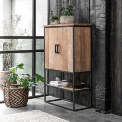 Bergkast Teakhout Small 13 Bergkast Teakhout Small -Meubelverkoop dtp home timeless wandkast beam smal 04