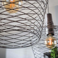 Dubbele Hanglamp Staaldraad 8 Dubbele Hanglamp Staaldraad -Meubelverkoop dubbele hanglamp staaldraad accent santa 03
