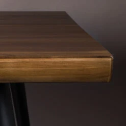 Eettafel Walnoot Hout -Meubelverkoop dutchbone alagon eettafel walnoothout 160x90cm 05 1