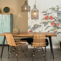 Eettafel Walnoot Hout -Meubelverkoop dutchbone alagon eettafel walnoothout 160x90cm 08 1