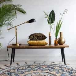 Houten Eetkamerbank -Meubelverkoop dutchbone alagon houten eetkamerbank 03