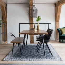 Houten Eetkamerbank -Meubelverkoop dutchbone alagon houten eetkamerbank 05