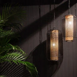 Metalen Hanglamp -Meubelverkoop dutchbone archer vloerlamp rotan en marmer 06 1