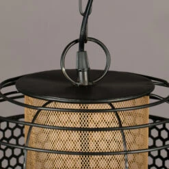 Metalen Hanglamp -Meubelverkoop dutchbone archer vloerlamp rotan en marmer 08 1