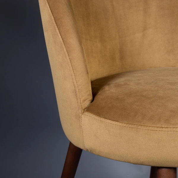 Ronde Eetkamerstoel Velours 8 Ronde Eetkamerstoel Velours - Afbeelding 6