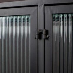 Dressoir Met Ribbel Glas -Meubelverkoop dutchbone boli dressoir met ribbelglas 09