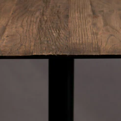 Bistrotafel Vierkant Hout 11 Bistrotafel Vierkant Hout -Meubelverkoop dutchbone braza eettafel metaal vierkant bruin 04 1