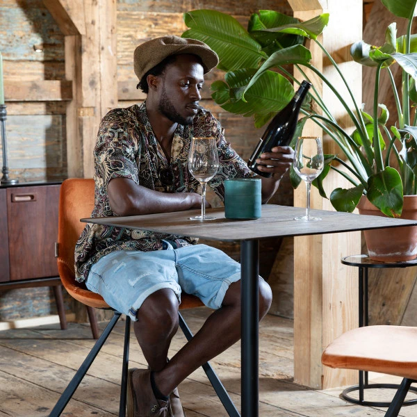 Bistrotafel Vierkant Hout 8 Bistrotafel Vierkant Hout - Afbeelding 6