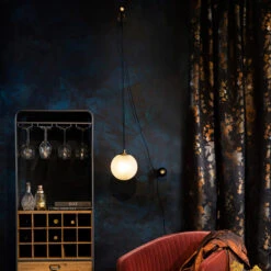 Design Wandlamp Matglas -Meubelverkoop dutchbone bulan design wandlamp matglas 7