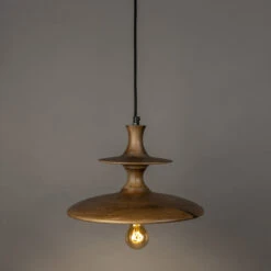 Houten Hanglamp Walnoot