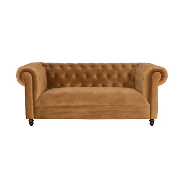 Chesterfield Bank Fluweel 4 Chesterfield Bank Fluweel - Afbeelding 2