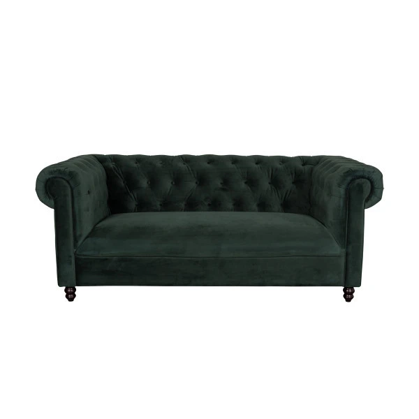 Chesterfield Bank Fluweel 3 Chesterfield Bank Fluweel