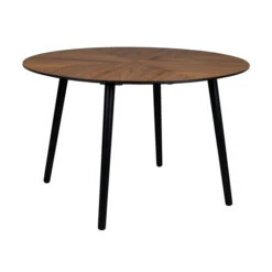 Walnoot Eettafel Rond