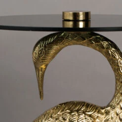 Vogelfiguur Bijzettafel 14 Vogelfiguur Bijzettafel -Meubelverkoop dutchbone crane vogelfiguur bijzettafel goud 04 1