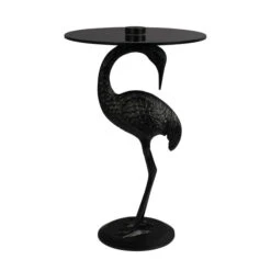 Vogelfiguur Bijzettafel 19 Vogelfiguur Bijzettafel -Meubelverkoop dutchbone crane vogelfiguur bijzettafel zwart 01 1