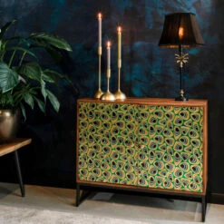 Palmboom Tafellamp Zwart Goud -Meubelverkoop dutchbone cresta palmboom tafellamp zwart goud 03