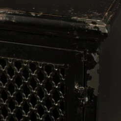 Laag Kastje Zwart Metaal -Meubelverkoop dutchbone denver lage zwart metalen wandkast 08