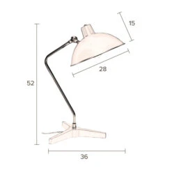 Metalen Bureaulamp -Meubelverkoop dutchbone devi metalen bureaulamp 08