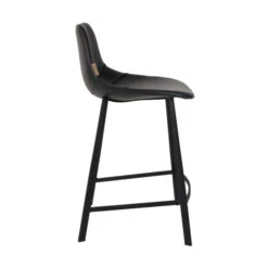 Lage Leren Barstoel -Meubelverkoop dutchbone franky lage leren barstoel 04