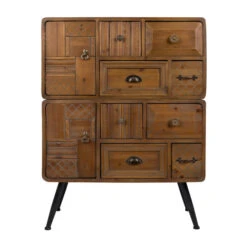 Vintage Wandkast Hout -Meubelverkoop dutchbone jove antieklook wandkast vurenhout 02