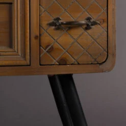 Vintage Wandkast Hout -Meubelverkoop dutchbone jove antieklook wandkast vurenhout 08