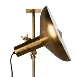 Ronde Messing Wandlamp -Meubelverkoop dutchbone karish ronde messing wandlamp 03