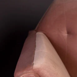 Retro Bankje Velvet -Meubelverkoop dutchbone kate fluwelen retro bank roze 06 1