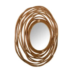Rotan Spiegel Rond -Meubelverkoop dutchbone kubu raton spiegel 02
