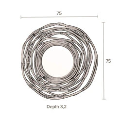 Rotan Spiegel Rond -Meubelverkoop dutchbone kubu raton spiegel 07
