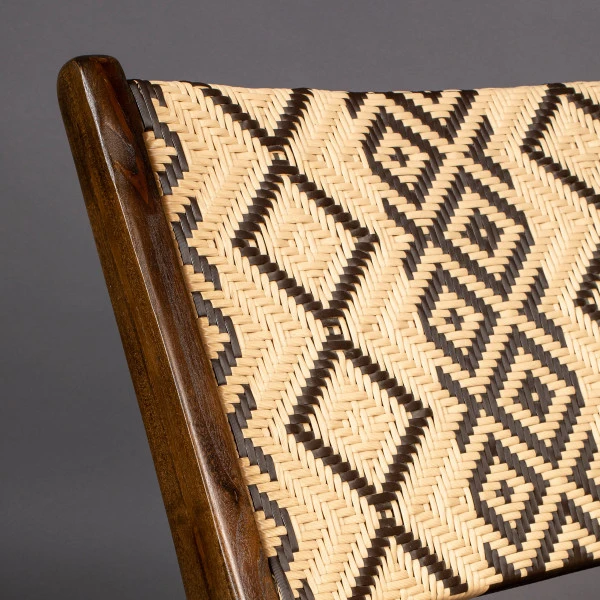 Houten Fauteuil Met Cream Zitting 5 Houten Fauteuil Met Cream Zitting - Afbeelding 3