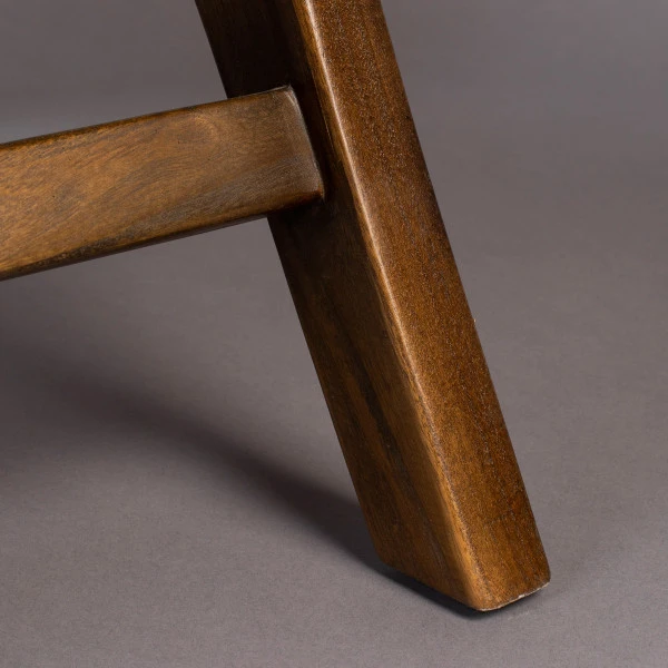 Houten Fauteuil Met Cream Zitting 8 Houten Fauteuil Met Cream Zitting - Afbeelding 6