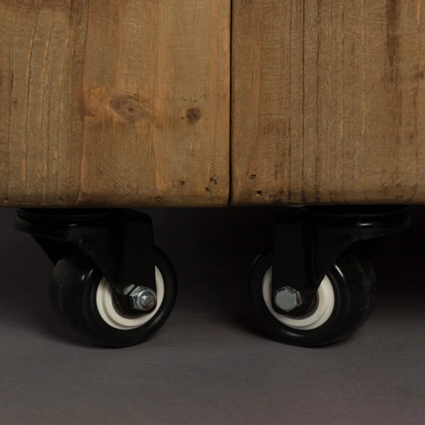 Houten Wijnkast Op Wielen 11 Houten Wijnkast Op Wielen - Afbeelding 9