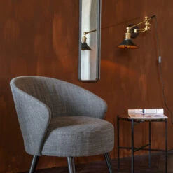 Wandlamp Goud En Zwart -Meubelverkoop dutchbone penelope wandlamp goud en zwart 08