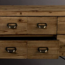 Brede Ladekast Vurenhout -Meubelverkoop dutchbone six brede ladekast vurenhout 05