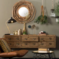 Brede Ladekast Vurenhout -Meubelverkoop dutchbone six brede ladekast vurenhout 08