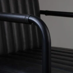 Leren Eetkamerstoel -Meubelverkoop dutchbone stitched leren eetkamerstoel 07