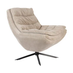 Design Fauteuil Ribstof -Meubelverkoop dutchbone vince design fauteuil ribstof 01