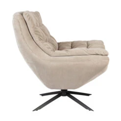 Design Fauteuil Ribstof -Meubelverkoop dutchbone vince design fauteuil ribstof 03