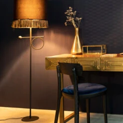 Mangohouten Sidetable Met Goud -Meubelverkoop dutchbone volan mangohouten sidetable met goud 9