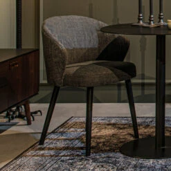 Stoel Met Ronde Rugleuning -Meubelverkoop dutchbone waldo stoere eetkamerstoel met ronde rug 02 1