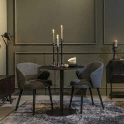 Stoel Met Ronde Rugleuning -Meubelverkoop dutchbone waldo stoere eetkamerstoel met ronde rug 04 1