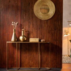 Messing Sidetable Ovaal -Meubelverkoop dutchbone zodiac messing sidetable ovaal 08