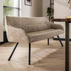 Eetkamerbank Boucle Met Plooi