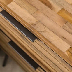 Eigentijds Nachtkastje Teakhout 9 Eigentijds Nachtkastje Teakhout -Meubelverkoop eigentijds nachtkastje teakhout teca strip giani 03