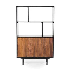 Half-open Kast Sheesham Hout