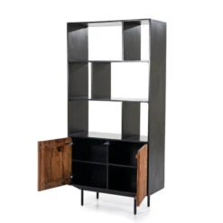 Hoge Vakkenkast Sheesham Hout -Meubelverkoop eleonora alexander hoge vakkenkast sheesham hout 11