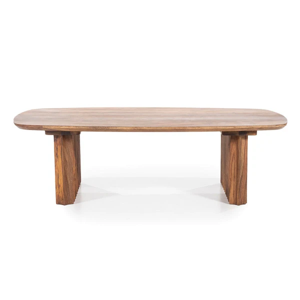 Sheesham Salontafel Deens Ovaal 4 Sheesham Salontafel Deens Ovaal - Afbeelding 2