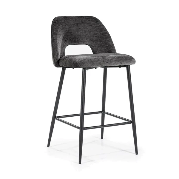 Barstoel Gemeleerde Stof 3 Barstoel Gemeleerde Stof