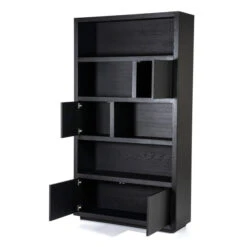 Hoge Kast Zwart Eiken 120 Cm 11 Hoge Kast Zwart Eiken 120 Cm -Meubelverkoop eleonora helsinki hoge kast zwart eiken 120 cm 04