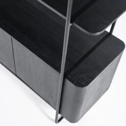 Stellingkast Mangohout -Meubelverkoop eleonora james stellingkast zwart mangohout 03 1